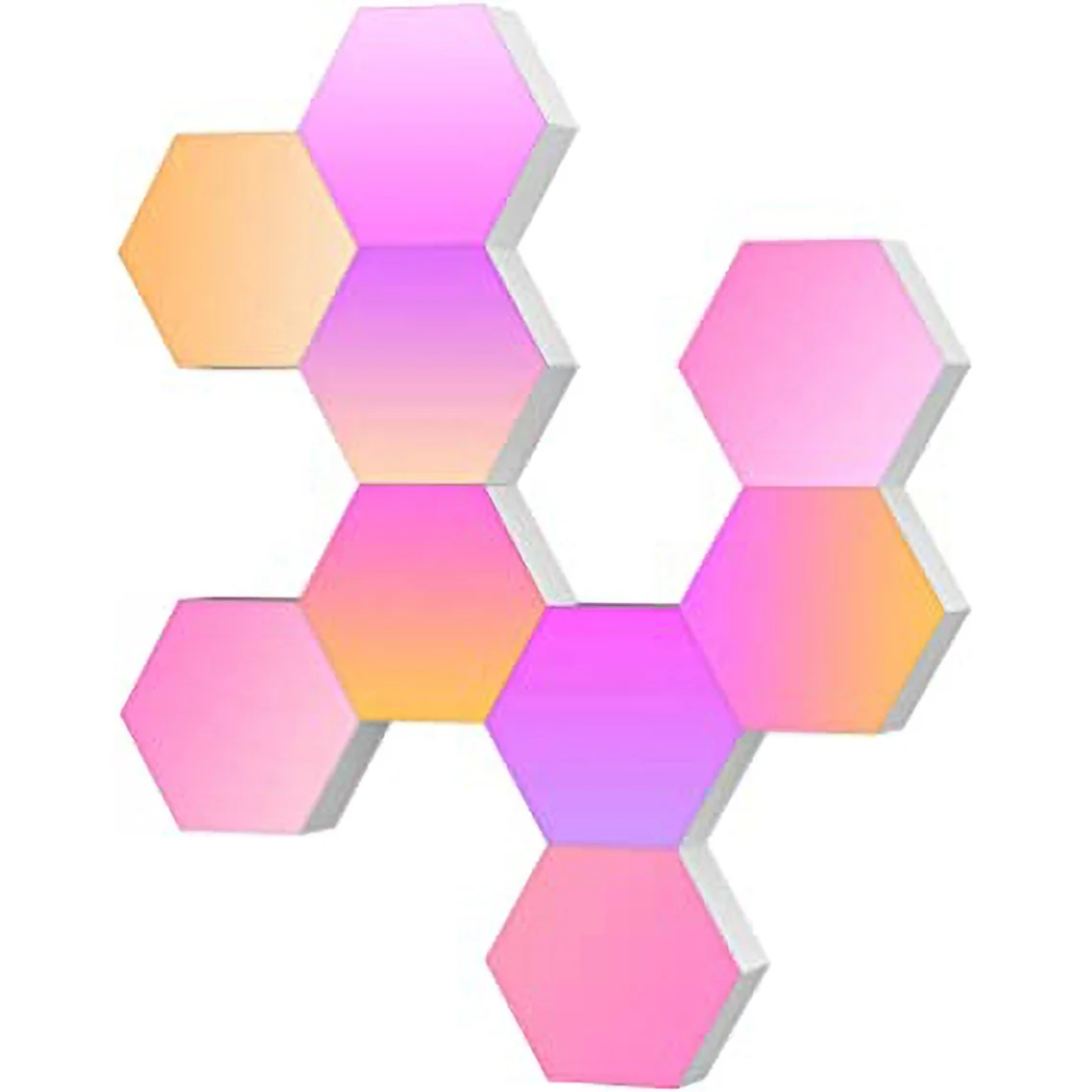 Gaming Room Lighting Decoration Aurora Effect Mobile Phone App Controlled Light Hexagonal Honeycomb Led Modular Light