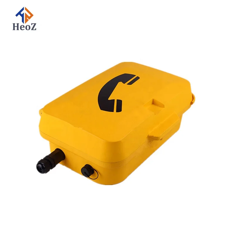 HeoZ Hot Sale IP68 Analog Cordded Emergency Telephones Help Points For Marine Offshore Onshore