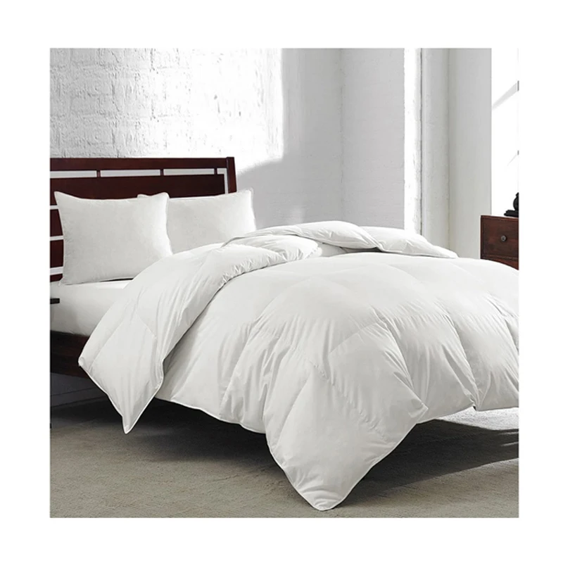 Cotton Fabric Goose Or Duck Down Feather Comforter Duvet Bedding Set