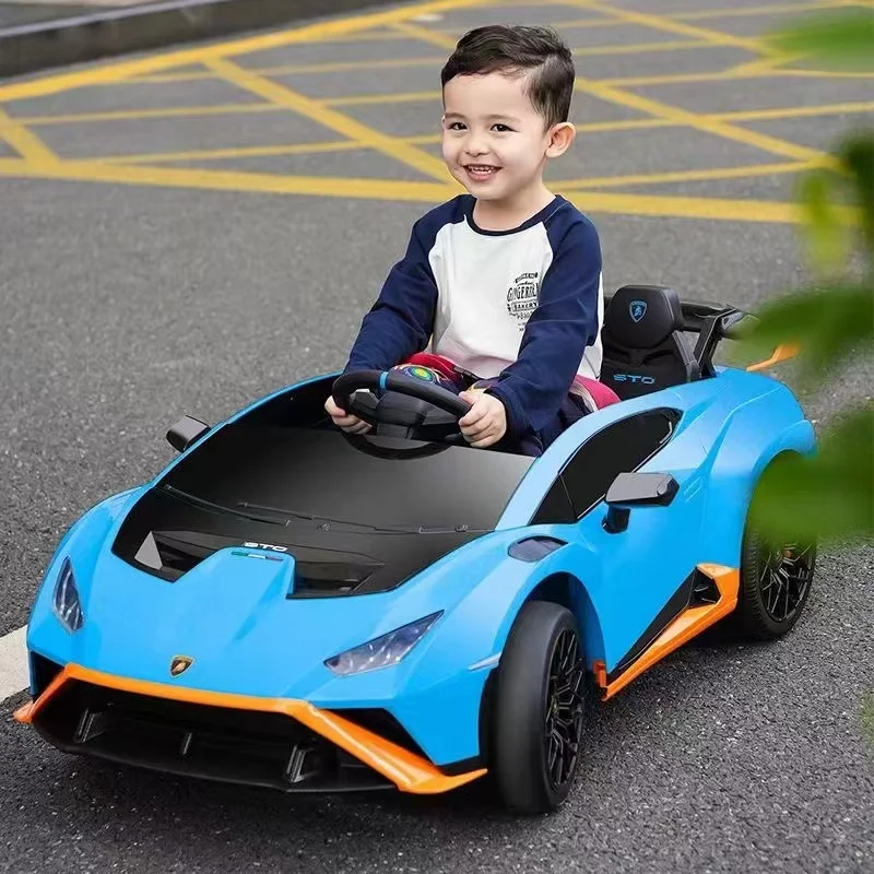 12V Kids Ride-On Electric ATV 4-Wheeler Quad Car Toy Bluetooth Audio Treaded Tires LED Headlights Radio Max Speed Boys Plastic