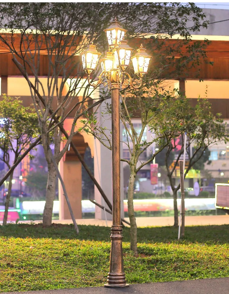  Заводская цена Железный фонарь/Винтажный чугунный уличный фонарь