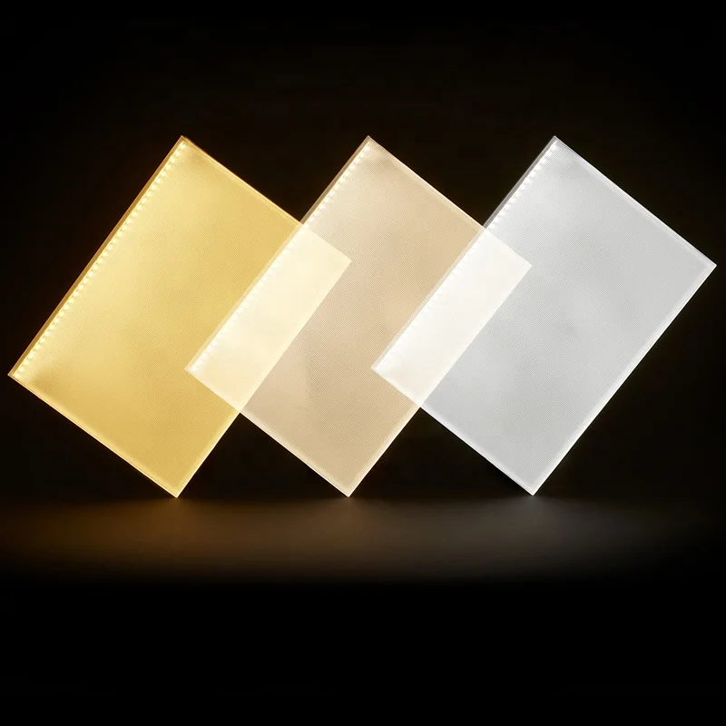 lumisheet light guide panel LGP Panel for backlit edgelit display onxy stone lightbox lighting tv backlit