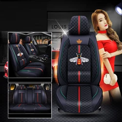 High Quality Polyester Leather Car Seat Covers Luxury Cushion Covers Car Seat Decoration Accessories