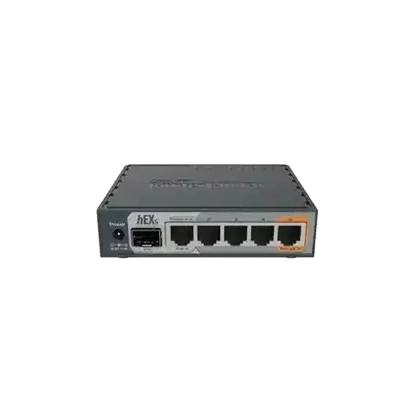 Высококачественный MikroTik hEX S RB760iGS полный гигабитный 5-портовый Электрический порт 1 оптический порт POE ROS маршрутизатор слабого тока в наличии