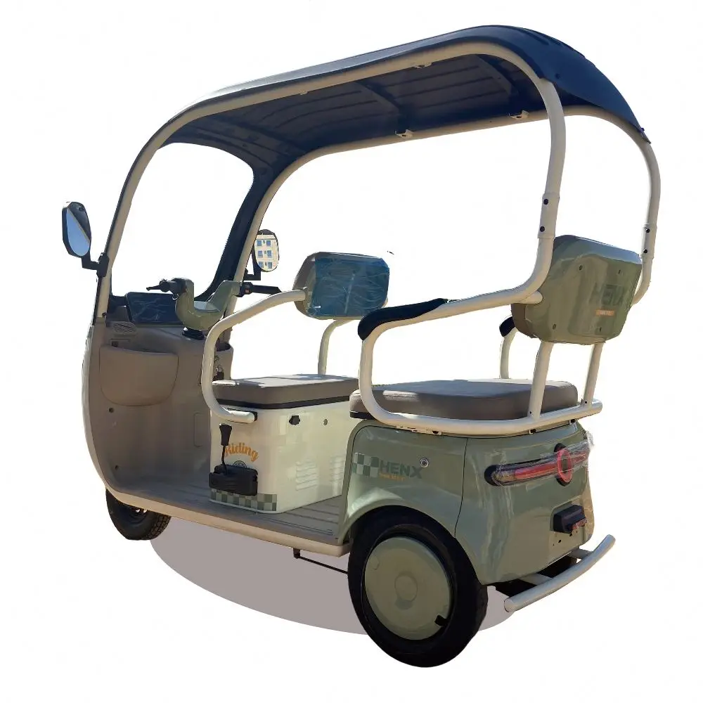 Best Selling Rear Drum Electric Passenger Tricycle From China