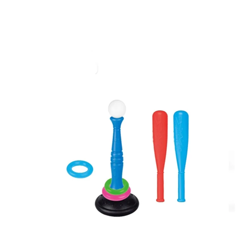 2 In 1 Sports Toy Throwing Exercise Trainer Outdoor Baseball Set Toys Plastic Ring Toss Game