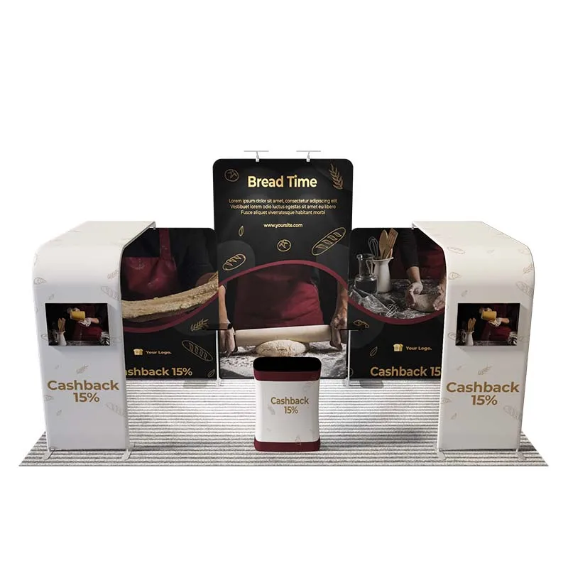 10 X 10ft Portable Exhibition Stand Display Booth Trade Show Displays Standard Sized Booth Setups For A Successful Exhibit