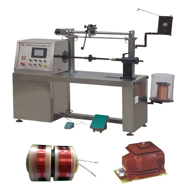 
YQ250CM Wide Speed Selection Range Parallel Electric PT Coil Winding Machine 