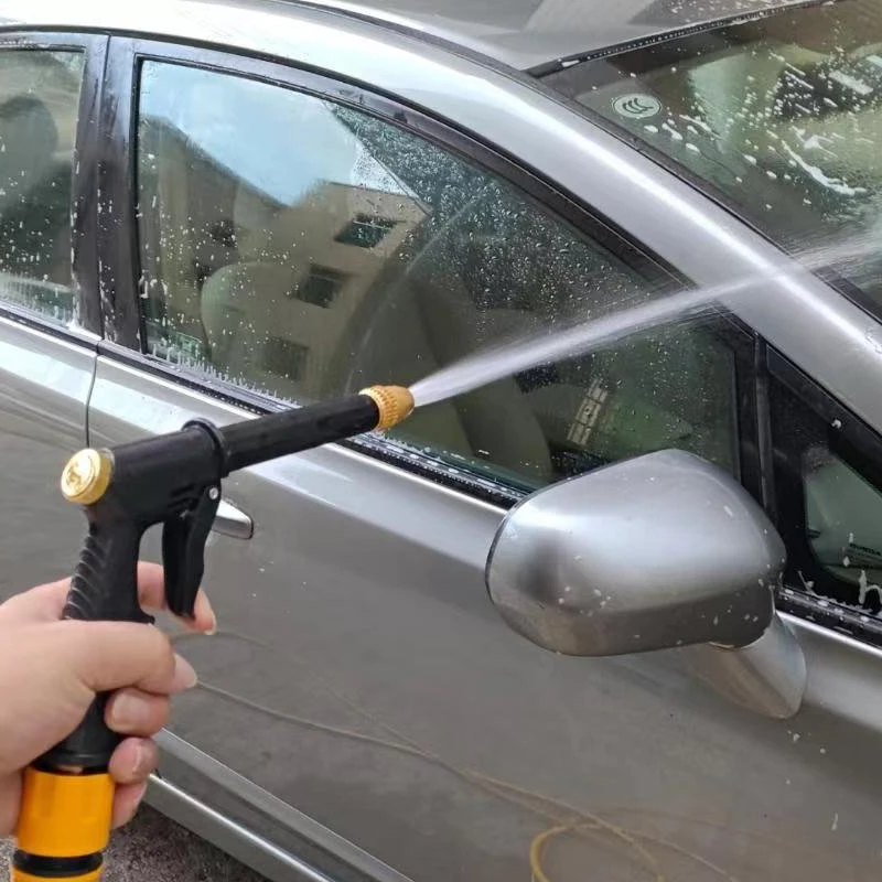 Portable High-pressure Water Gun For Cleaning Car Wash Machine Garden Watering Hose Nozzle Sprinkler Water Gun