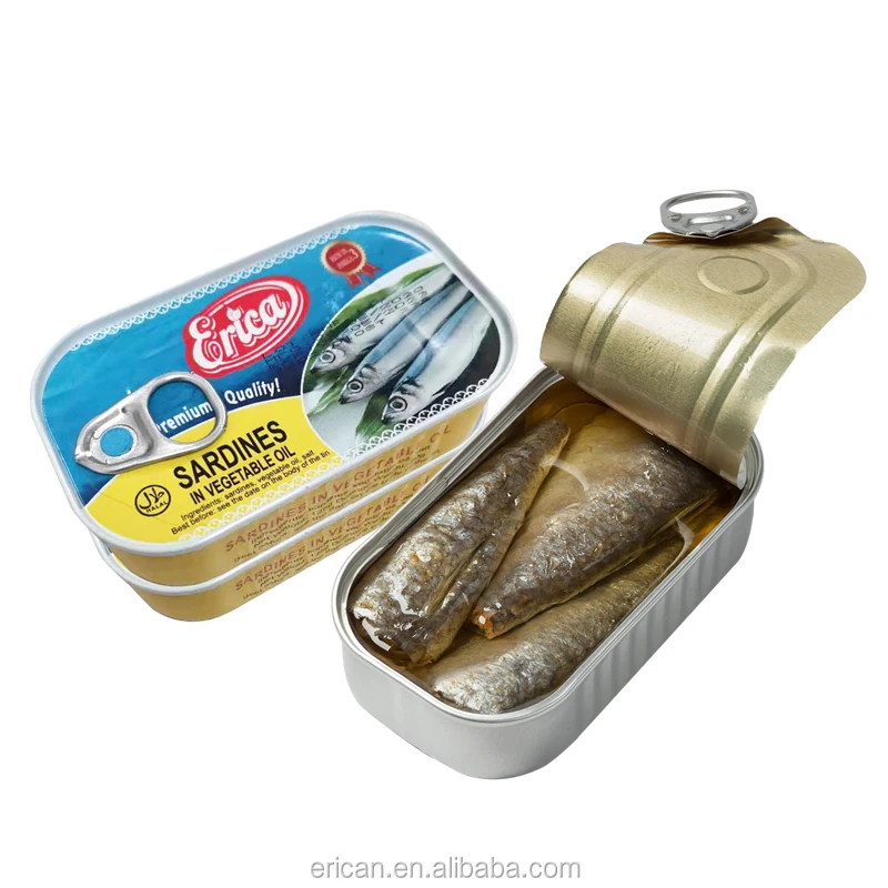 Sardine Canned In Vegetable Oil Bulk Human Consumption Bulk Pack Wholesale Canned Sardine Vegetable Oil Canned Fish Sardine