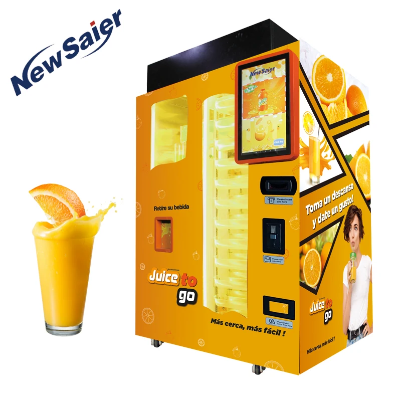 Changzhou factory Newsaier 3000max self service orange juicer vending automatic machine