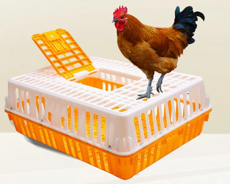 Poutlry equipments Plastic Poultry Carrier 96CM Bird cages chicken transport cages Live bird crate