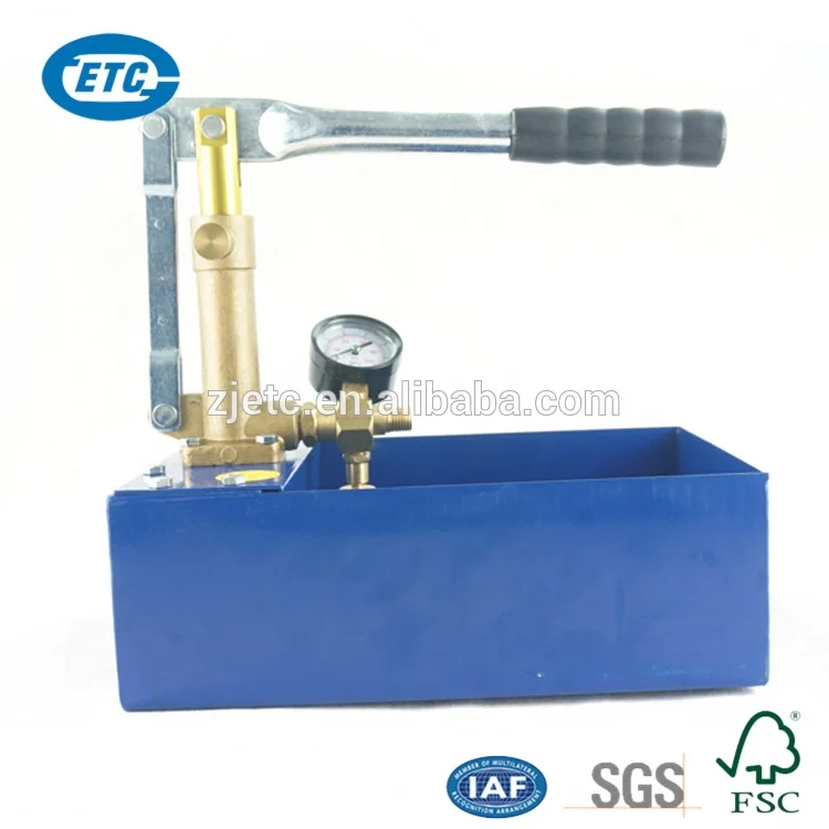 New Arrival Wholesale 160Bar Hand Operated Hydraulic Pressure Test Pump