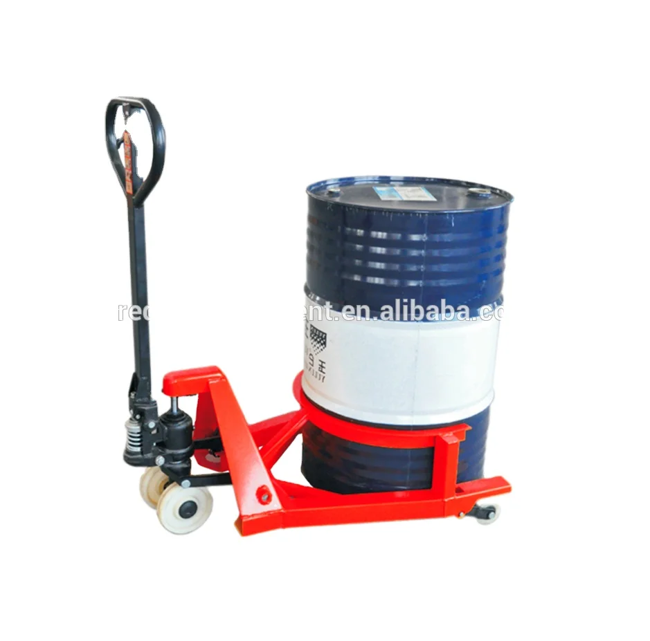300kg capacity hydraulic manual drum truck lifter lifting equipment