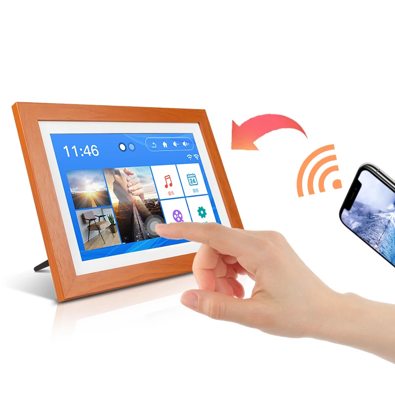10 1 дюймов новый дизайн индивидуальная цифровая фоторамка для помещений и рекламный