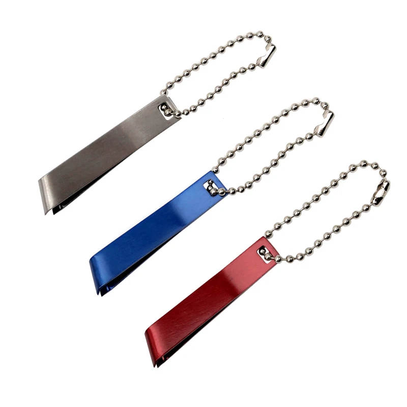 ORJD Professional Simple Fishing Line Scissors  Stainless Steel Portable Fishing Cutter Clips Nippers Tool  With Chain.