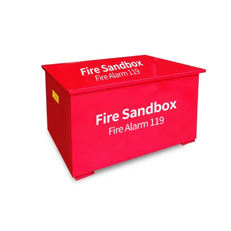 OEM Fire-Fighting Emergency Yellow Sand Box for Fire Extinguisher