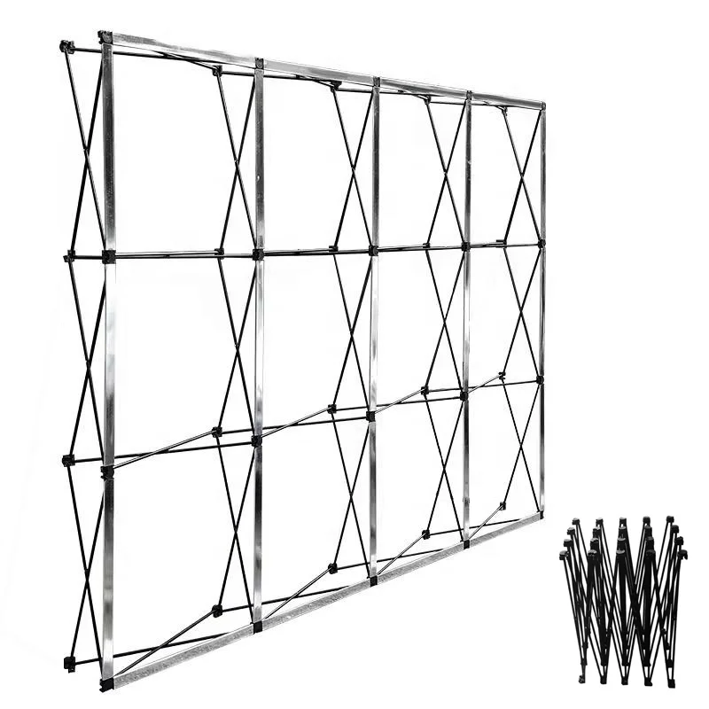2024 Wholesale iron foldable pop up stand for advertising