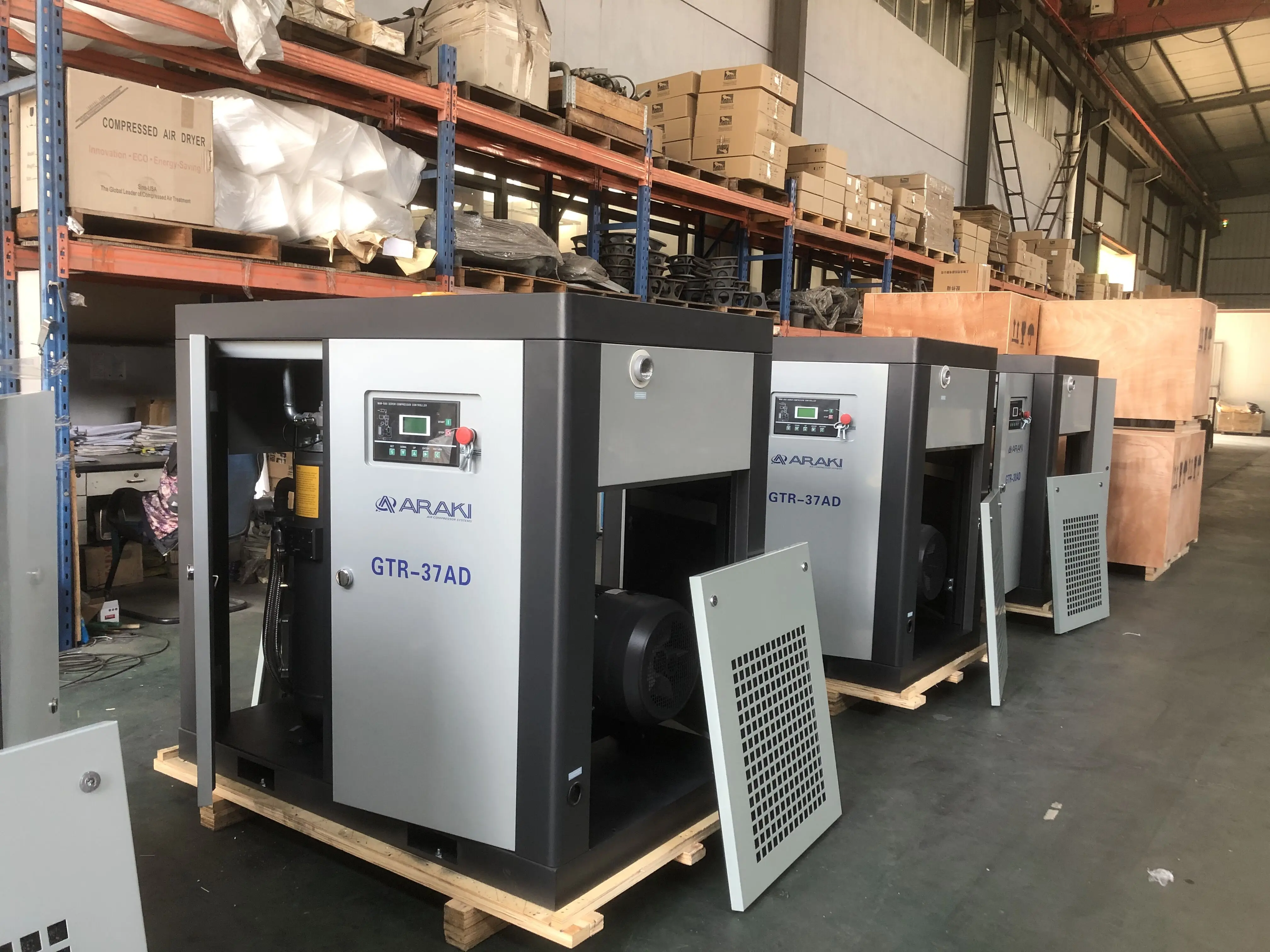 hot sale 75kw/100HP gas compressor low noise compressor