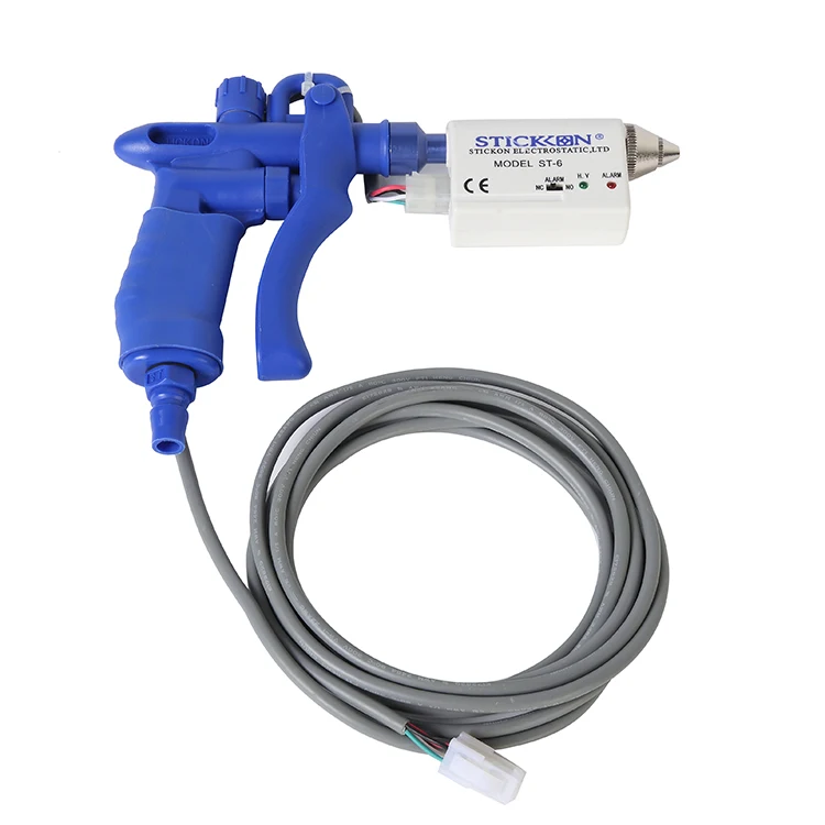 Newest industrial static eliminator high frequency ionized spray gun DC 24V ionizing air blower gun