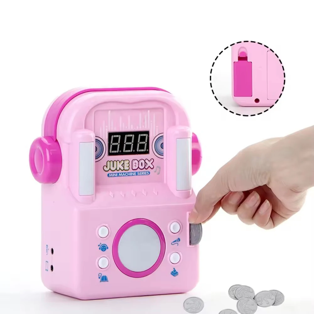2024 Electronic Microphone Toy Musical Instrument Jukebox Kids Karaoke Singing Machine
