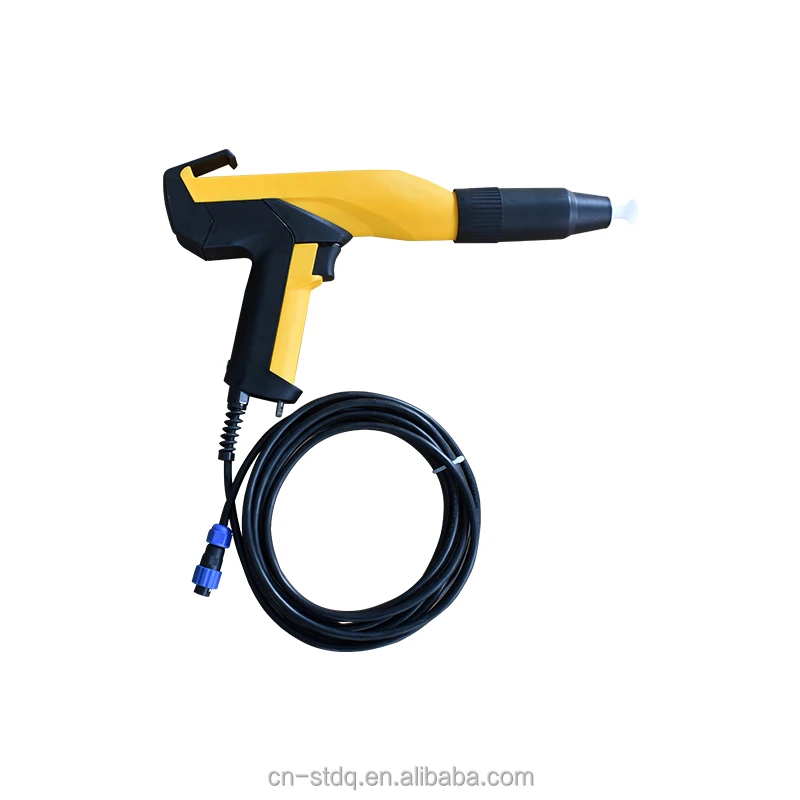 Electrostatic sprayer powder coating gun and powder unit system