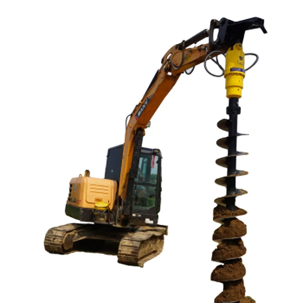 KINGER HOT SALE hydraulic auger drilling machine auger drill earth auger drill hydraulic