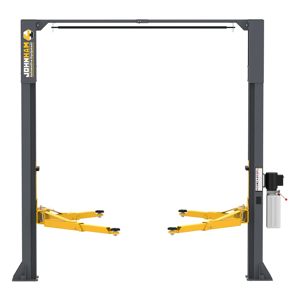 Johnham JCL110DS 8 bends column floorplate 2 post car lift hydraulic car lift two post car lift