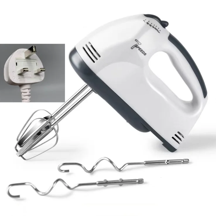 2021 Household Hand-Held Whisk Egg White Cream Automatic Mixer Small Baking 150W Electric stainless steel egg beater
