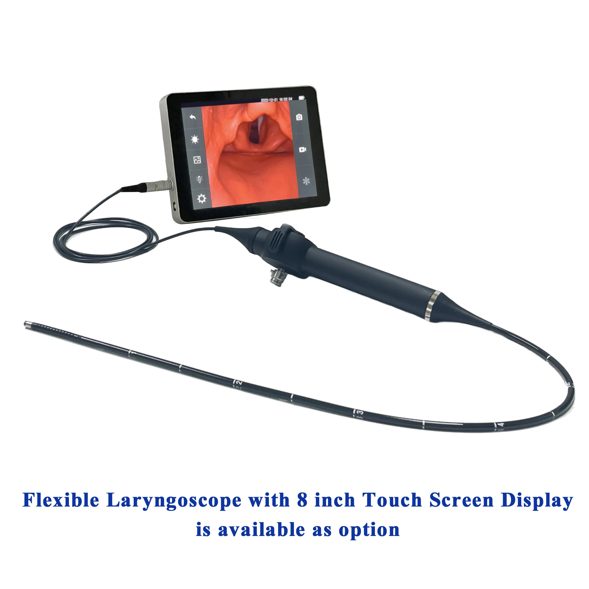 Sensorendo 5.2/2.0mm Touchscreen for Difficult Intubation Flexible Video Laryngoscope rhinolaryngoscope