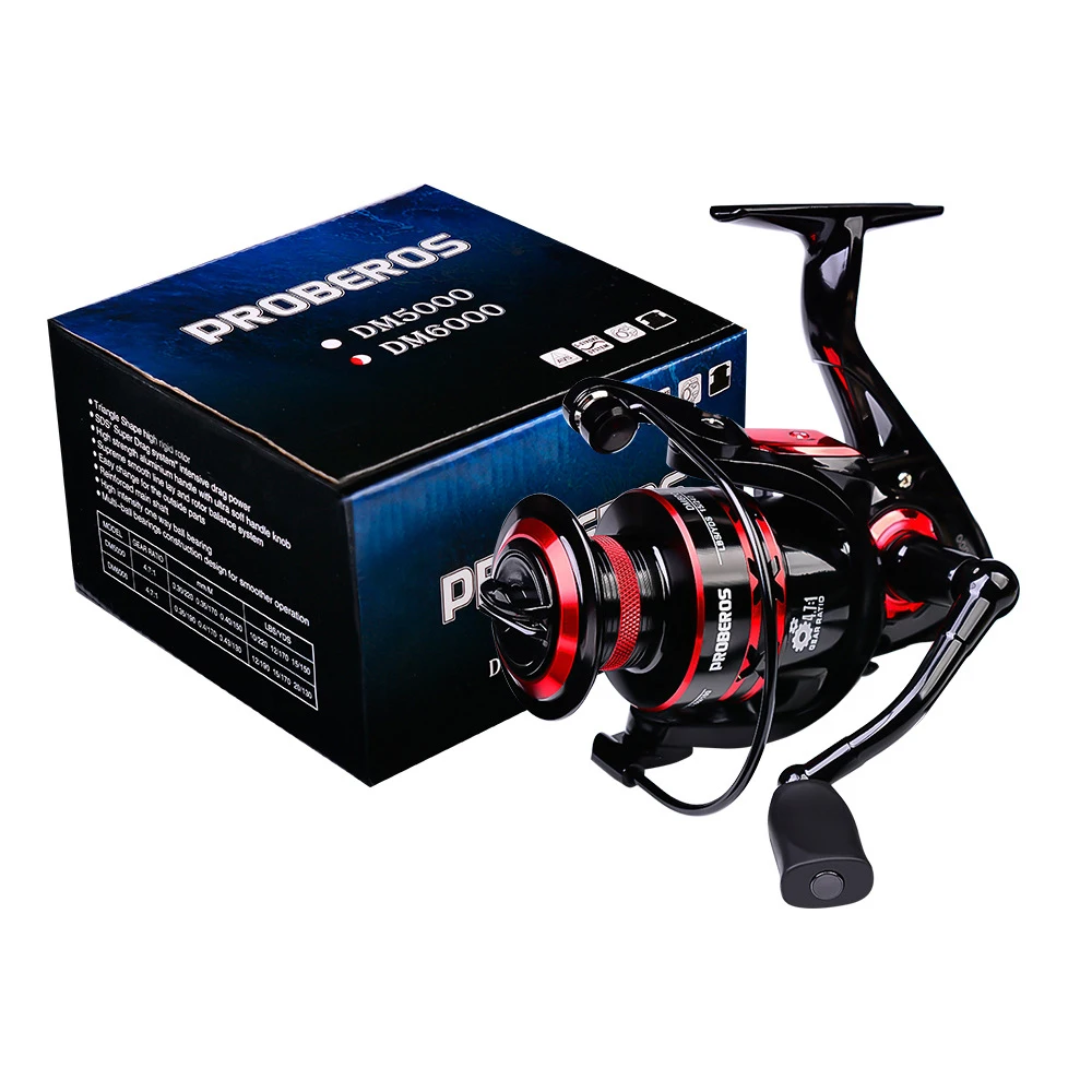 WeiHe New all-metal surf Metal Body long cast DM series fishing spinning reel