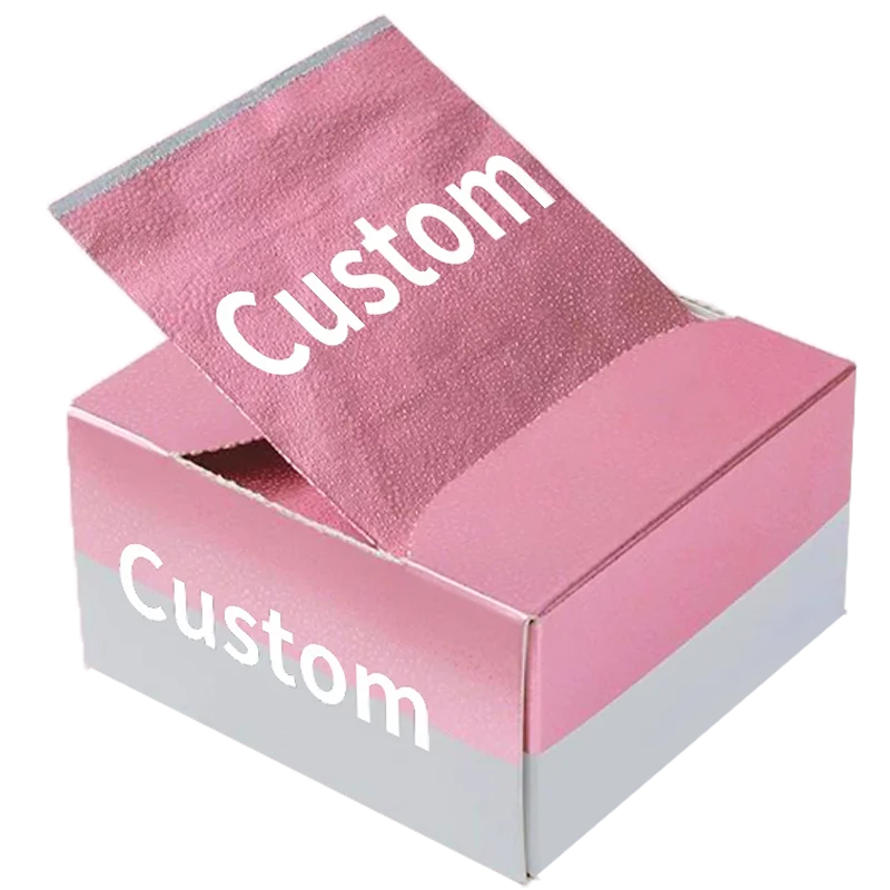 500 sheets pop up foils for hair color, aluminum foil sheets for salon, hairdressing foil