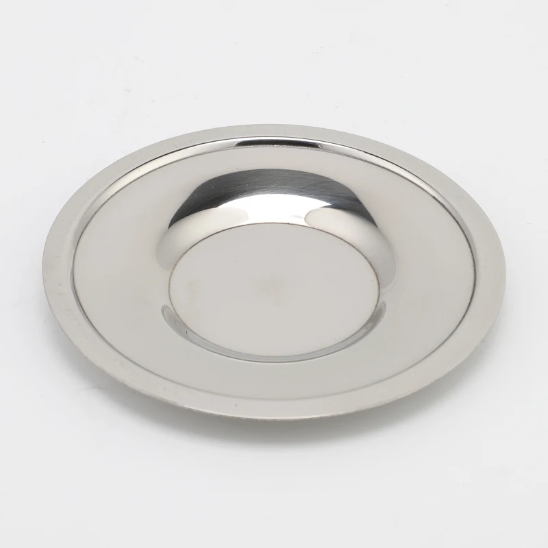 Hot Sale Double Wall Tea Cup Saucers Stainless Steel Espresso Cup Coffee Cup Mug Set