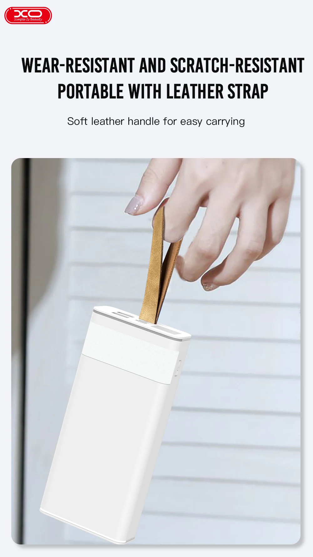 PR130 Quick charge Power Bank PD 20W+USB QC22.5W 40000mAh with light