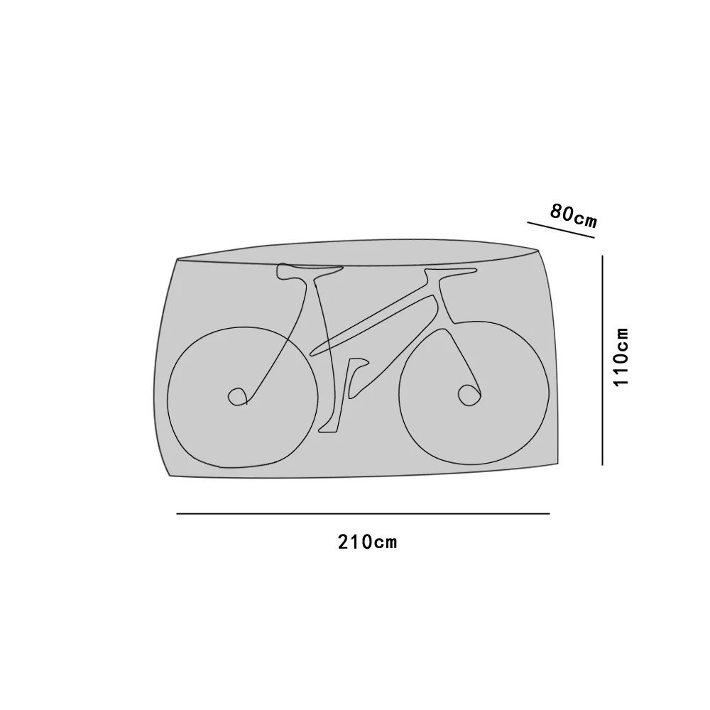 klybc hot sale factory price polyester fabric cheap waterproof print customized Bicycle cover bike cover