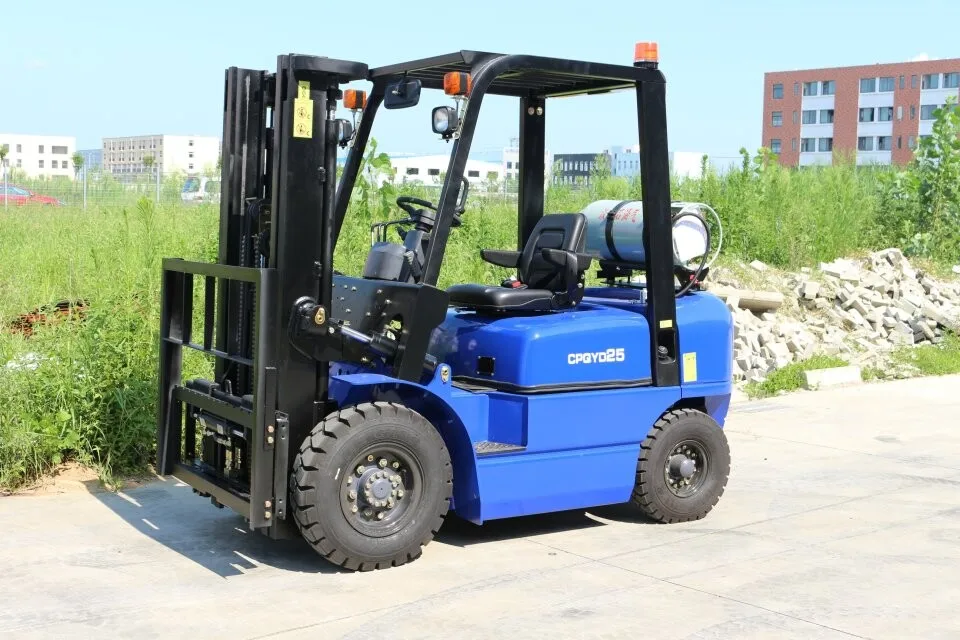 China made cheap 3000 kg LPG gas forklifts with CE ISO SGS certificate
