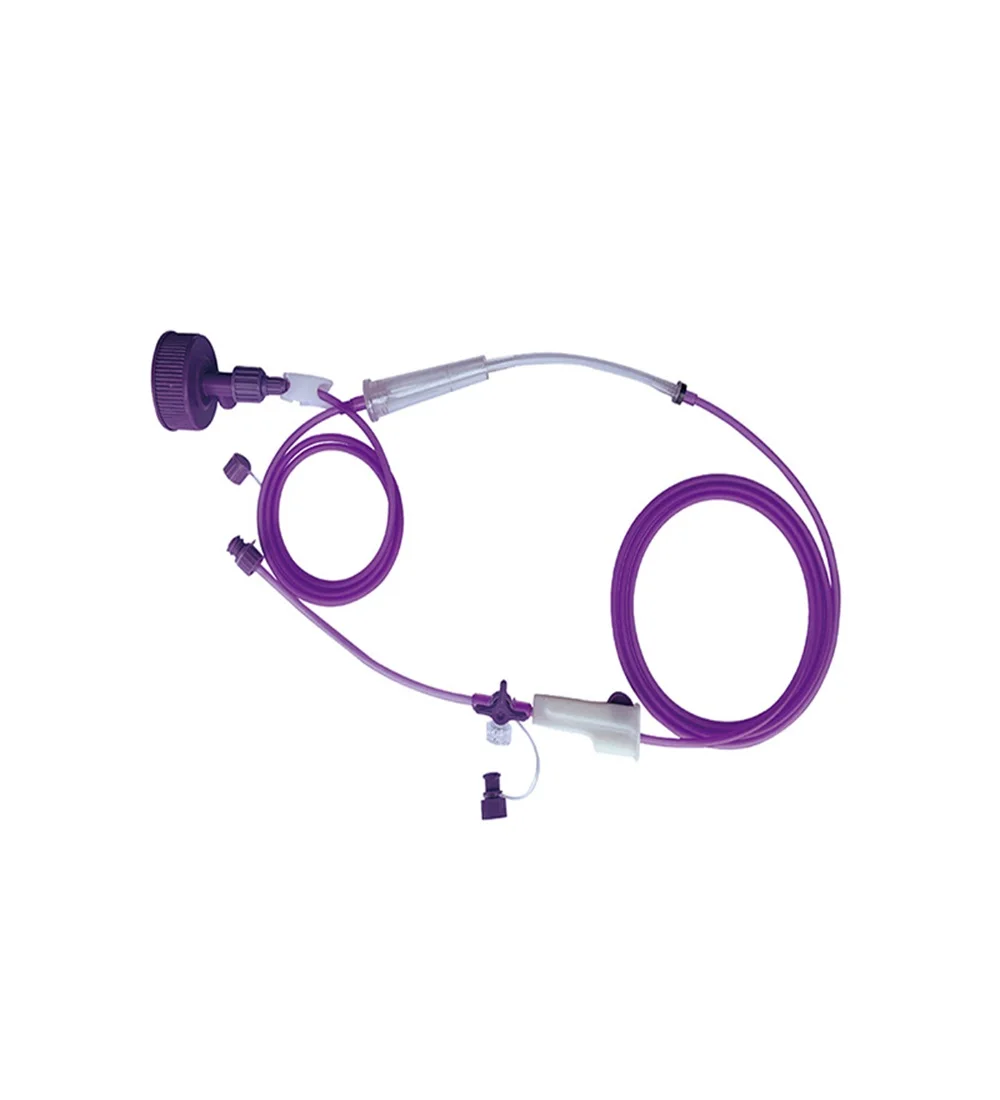 Medical Disposable Gravity Set Y Injection Port Stomach Feeding Tubes Gastrostomy Tube IV Set