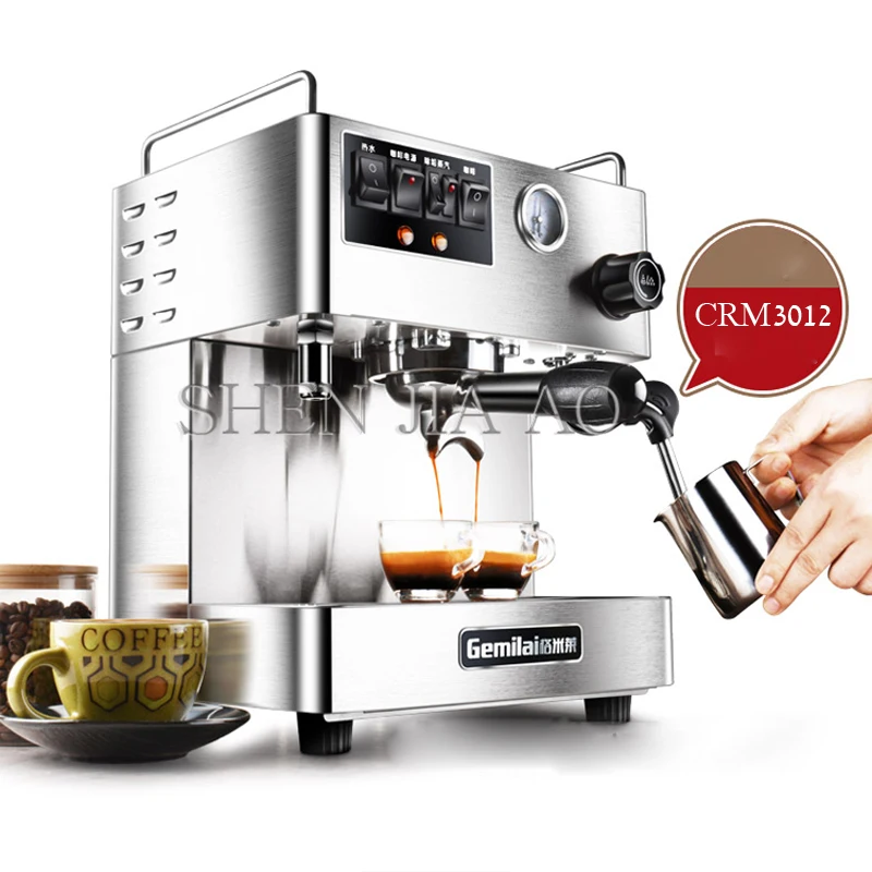 
home use Semi-automatic Coffee Machine Espresso Coffee maker for Commercial Office Coffee Maker CRM3012 1pc 
