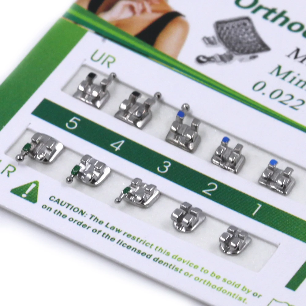 Dental orthodontic MIM mini roth monoblock braces/brackets