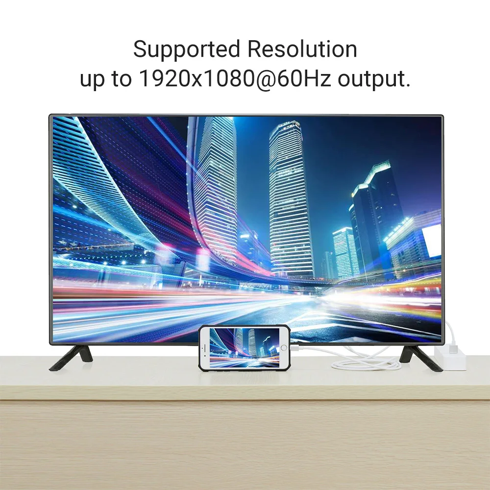  Гибкий Кабель-адаптер Hdtv Ture 1080P совместимый кабель Hd i от iphone к
