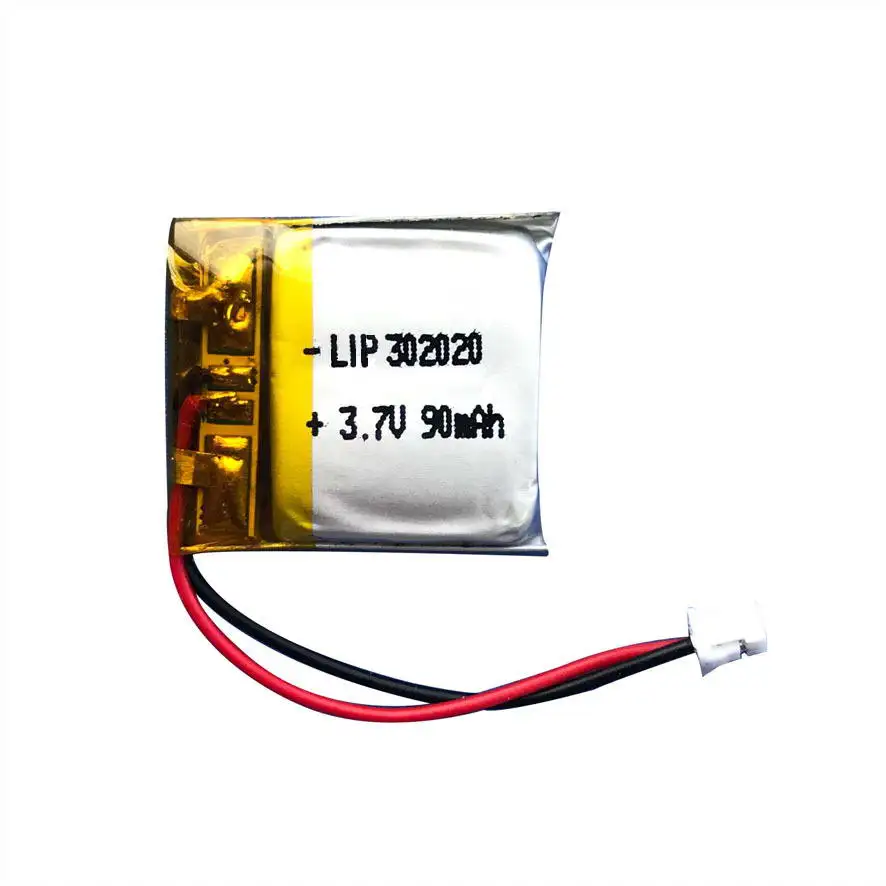 lithium battery 100mah 302020 90mAh 402020 120mah Small 3.7v Li-polymer rechargeable lipo battery for Smart bracelet