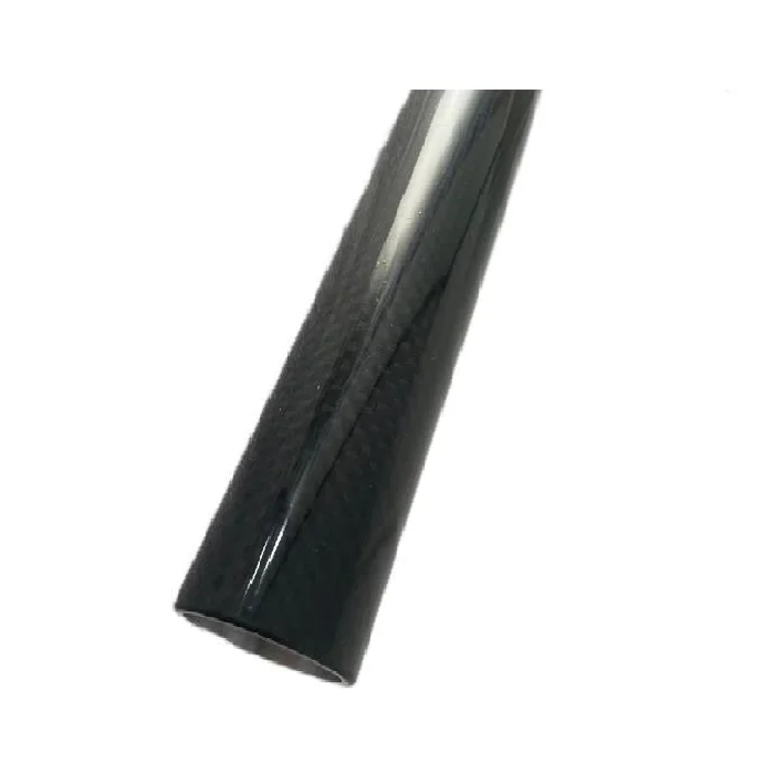 High Quality Factory Sale surface glossy Customized Size carbon fiber tube roller for Chemical Activator