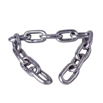 US Standard G30 G43 G70 Stainless Steel Chain Welded Structure Zinc Finish 8mm Diameter Anchoring 6mm Iron 304 8mm Alloy Plastic
