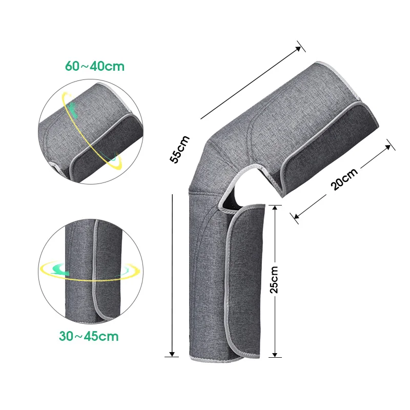 YICOLY Portable Vibrator Device Air Compression Circulator Double Leg Massager