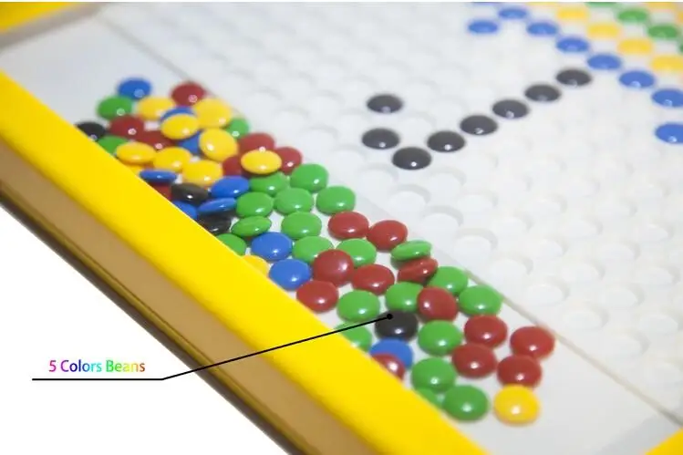 Лидер продаж Прямая поставка с завода цветные шарики из шоколада магнитная доска для рисования Magpad Dot