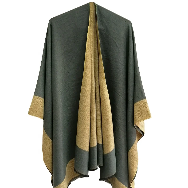 2022 Pashmina Hot Selling Autumn Winter Spring Women Cashmere Poncho Shawl For Ladies