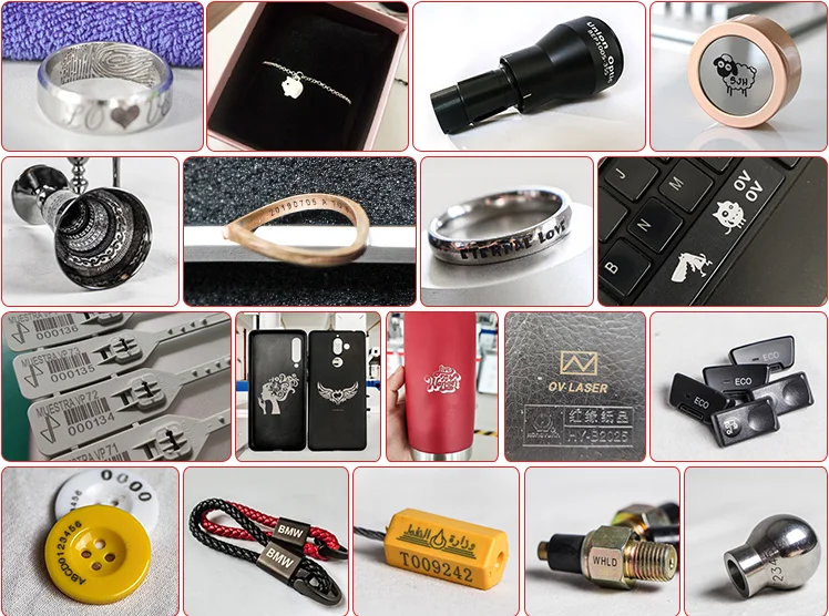 Enclosed fiber laser self service key making machine desktop fiber laser engraver rotary axis