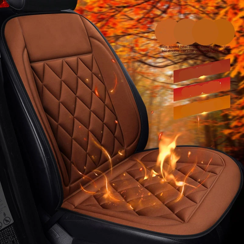 Universal Durable Padded 12 V Heated Car Seat Cover Cushion