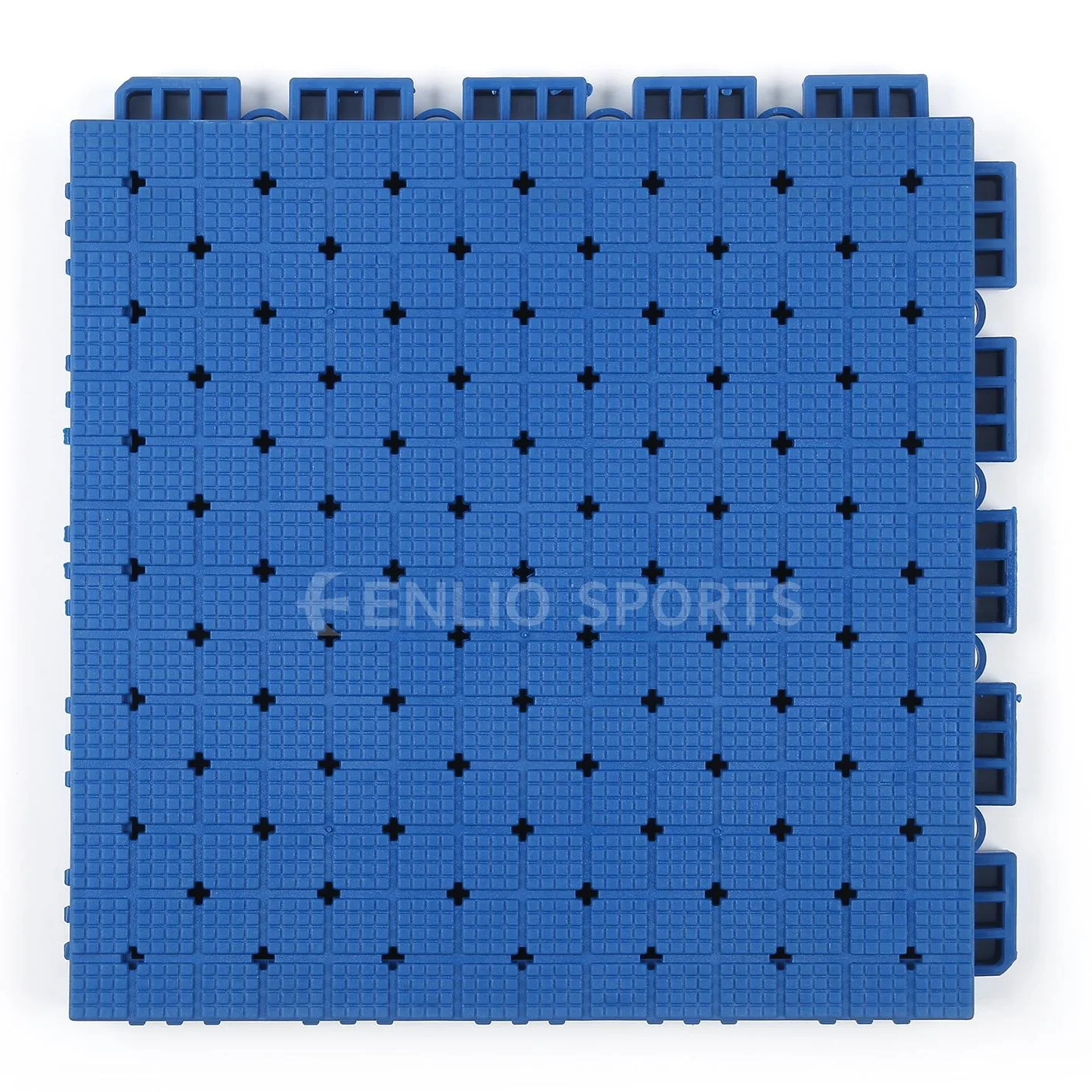 Enlio TPE Suspended Floor Interlocking Basketball /Tennis /PIckelball Assembly Flooring For Outdoor Sport Tiles