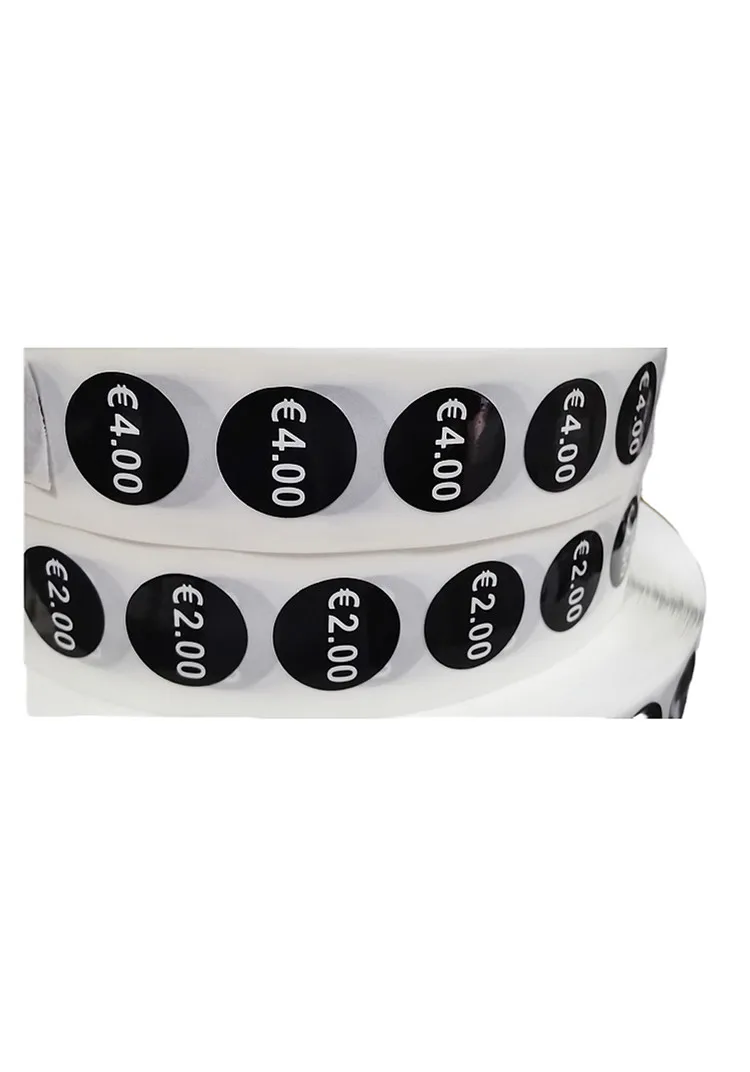 High quality long duration time custom cheap print round product waterproof sticker